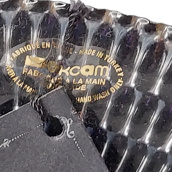 SILVERINA ISTANBUL DECORATIVE BOLW HANDMADE GLASS USING 99% SILVER MADE IN TURKE - Picture 3 of 11